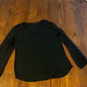 Black Long Sleeved Top